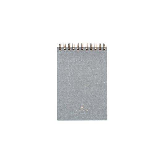 Carnet de poche Appointed, gris tourterelle, ligné