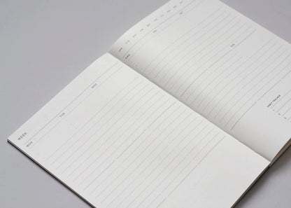 Agenda 3 en 1 A5 - Bleu anthracite - Mensuel/Hebdomadaire/À faire