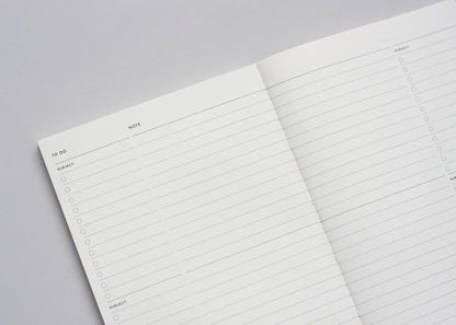 Agenda 3 en 1 A5 - Rose Tiramisu - Mensuel/Hebdomadaire/À faire