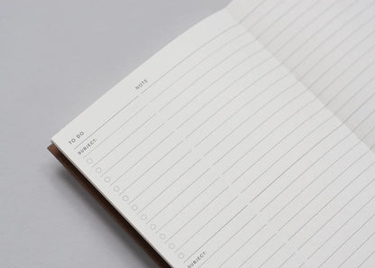 Agenda 3 en 1 Petit Format A6 - Vert - Mensuel/Hebdomadaire/À faire