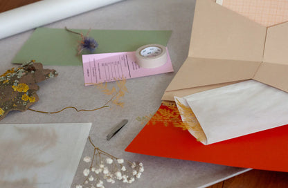 Porte-origami - Orange vermillon