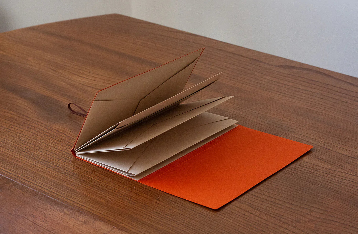 Porte-origami - Orange vermillon