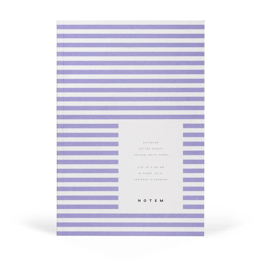 Carnet Notem VITA à couverture souple - Petit format, lavande, à points