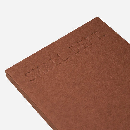 Carnet de croquis Trolls Paper petit format, couleur brique rouge