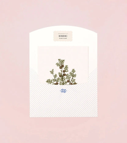 Carte parfumée botanique - Hinoki