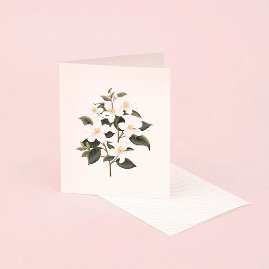 Carte parfumée botanique - Fleur d'oranger 