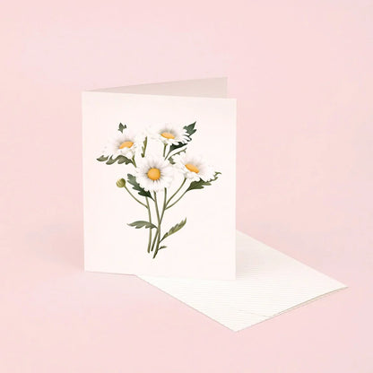 Carte parfumée botanique - Marguerite 