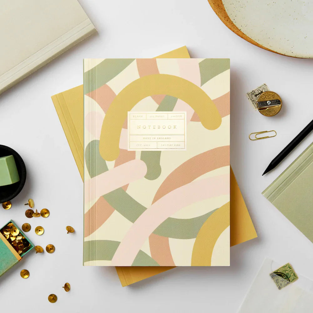 Carnet vierge Katie Leamon Mallow à plat