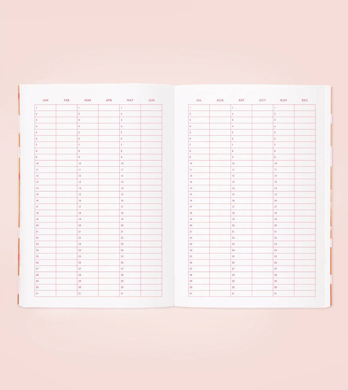 Agenda Blossom Gold - Pétale rose
