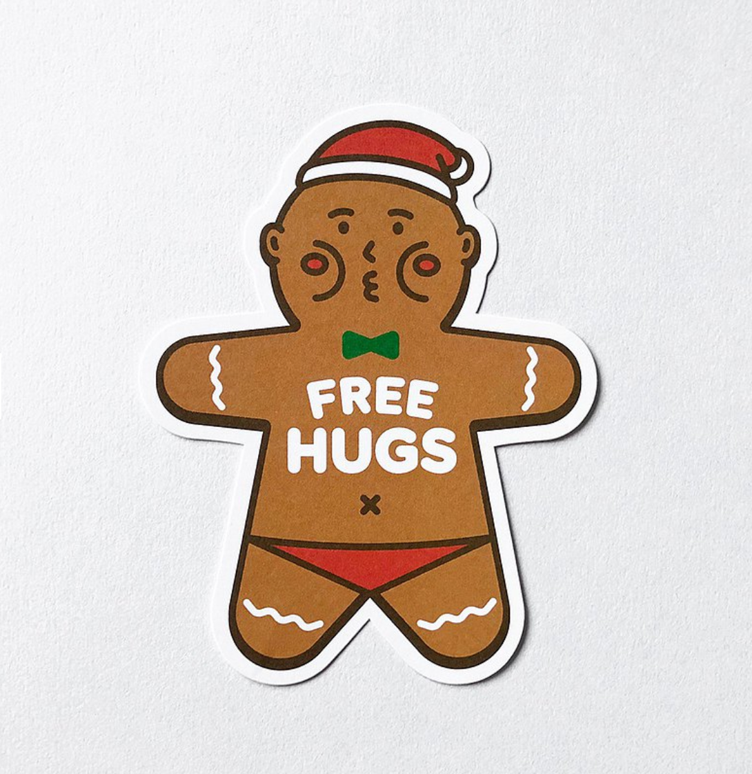 Cheeky Cheeky | Carte postale de câlins gratuits