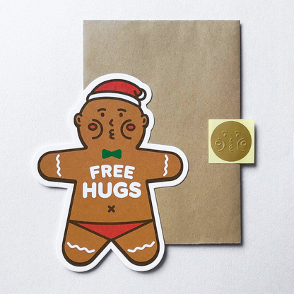 Cheeky Cheeky | Carte postale de câlins gratuits