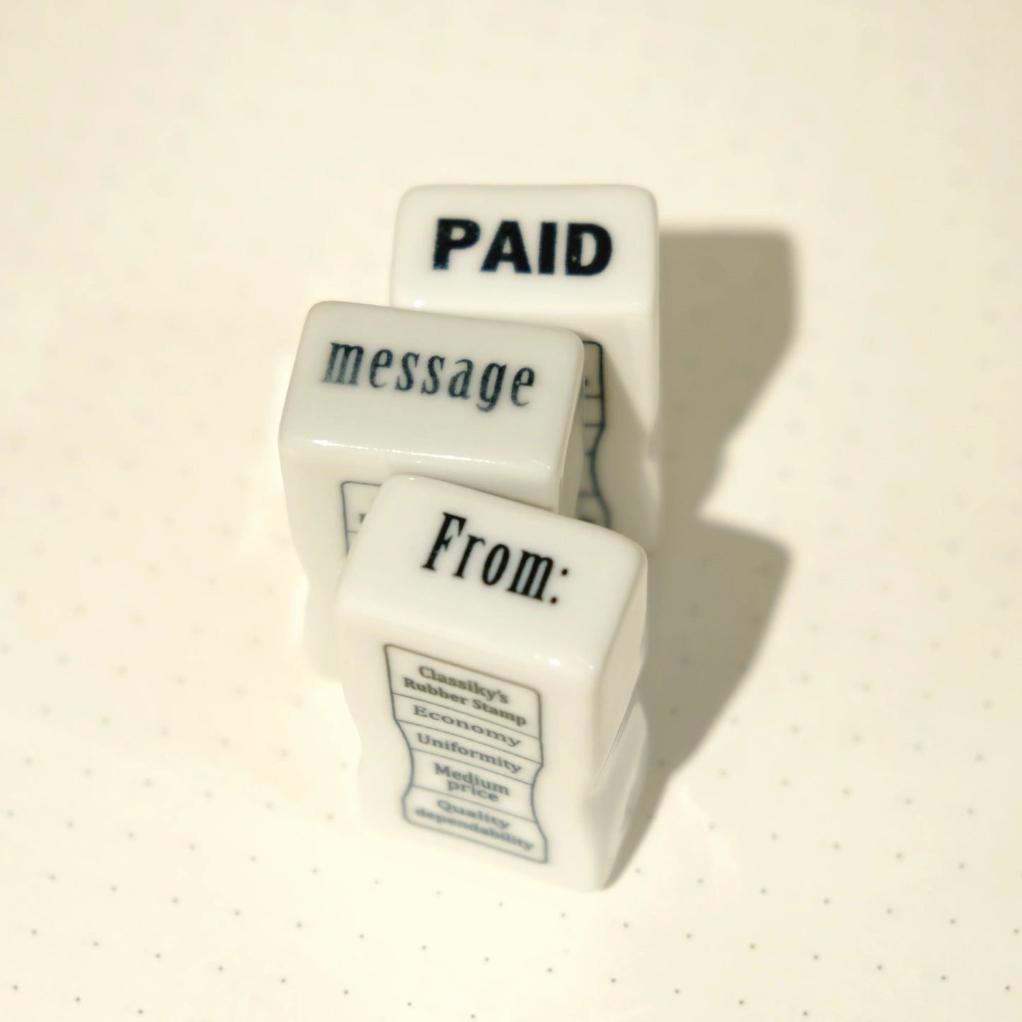 Tampon en porcelaine