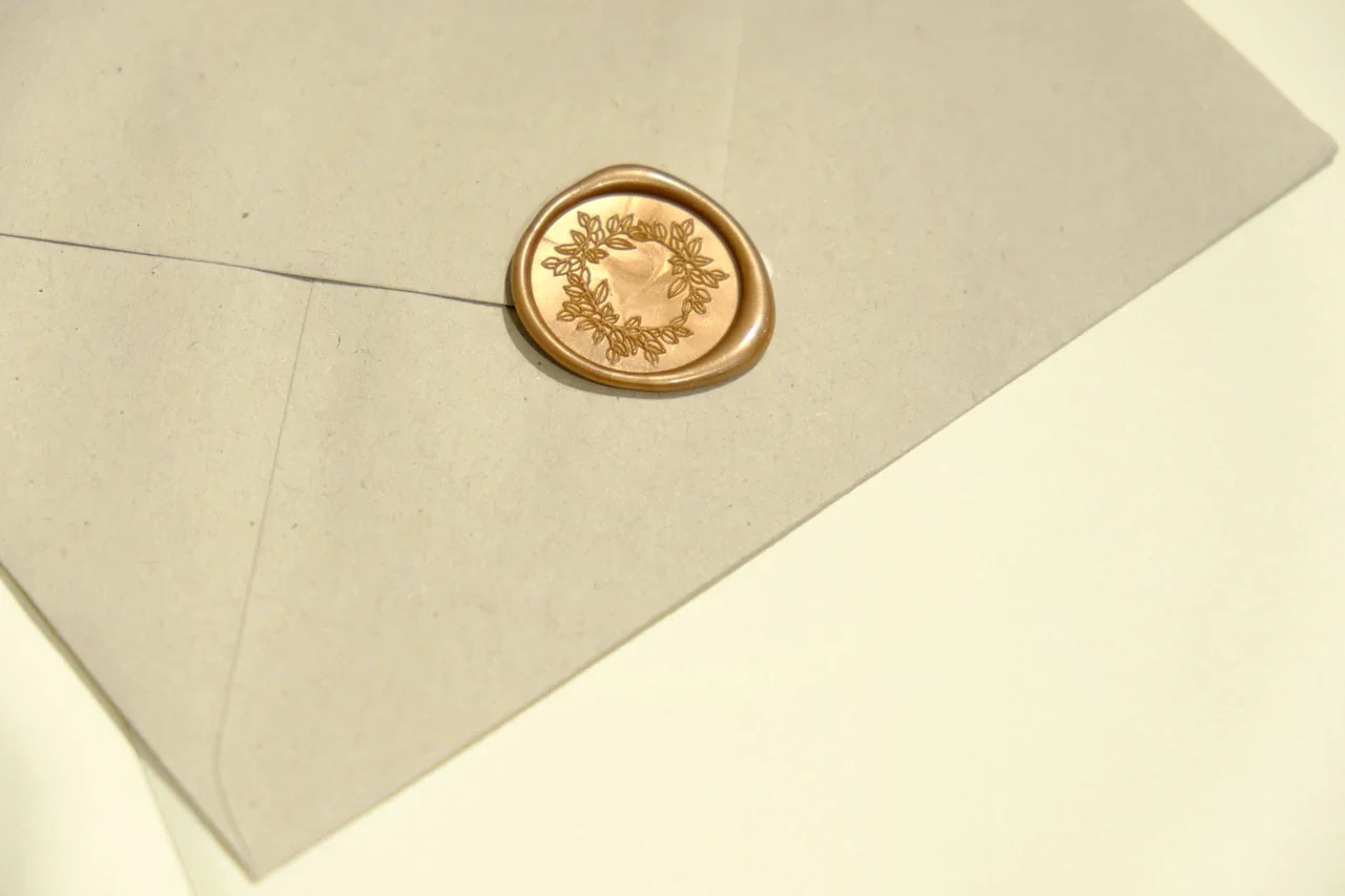 Sceaux de cire pour couronnes de salal 