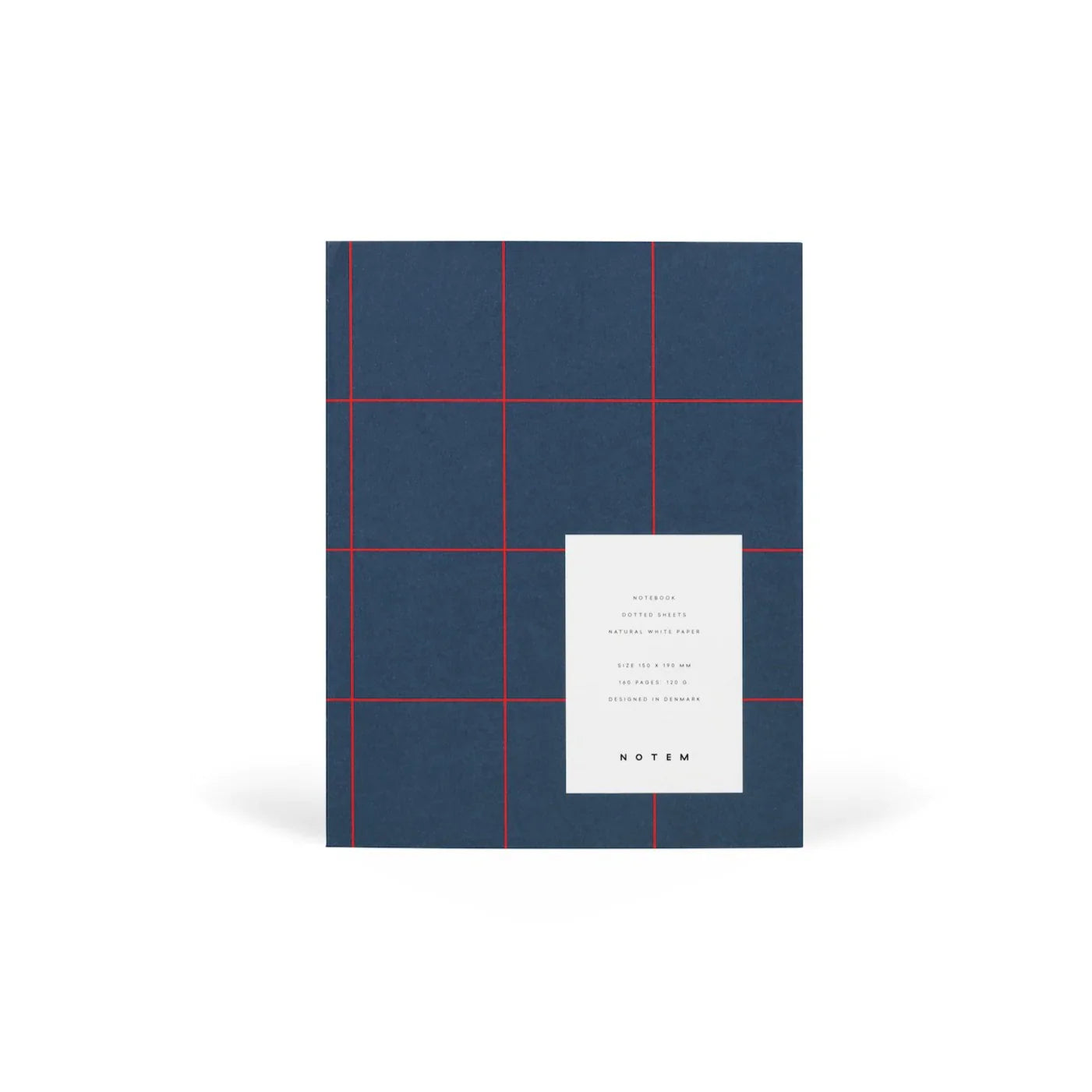 Carnet Notem UMA Flat Lay - Format moyen, bleu foncé, à points