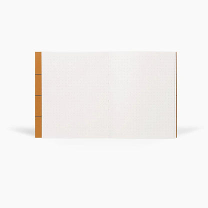 Carnet Notem UMA Flat Lay - Format moyen, ocre, à points