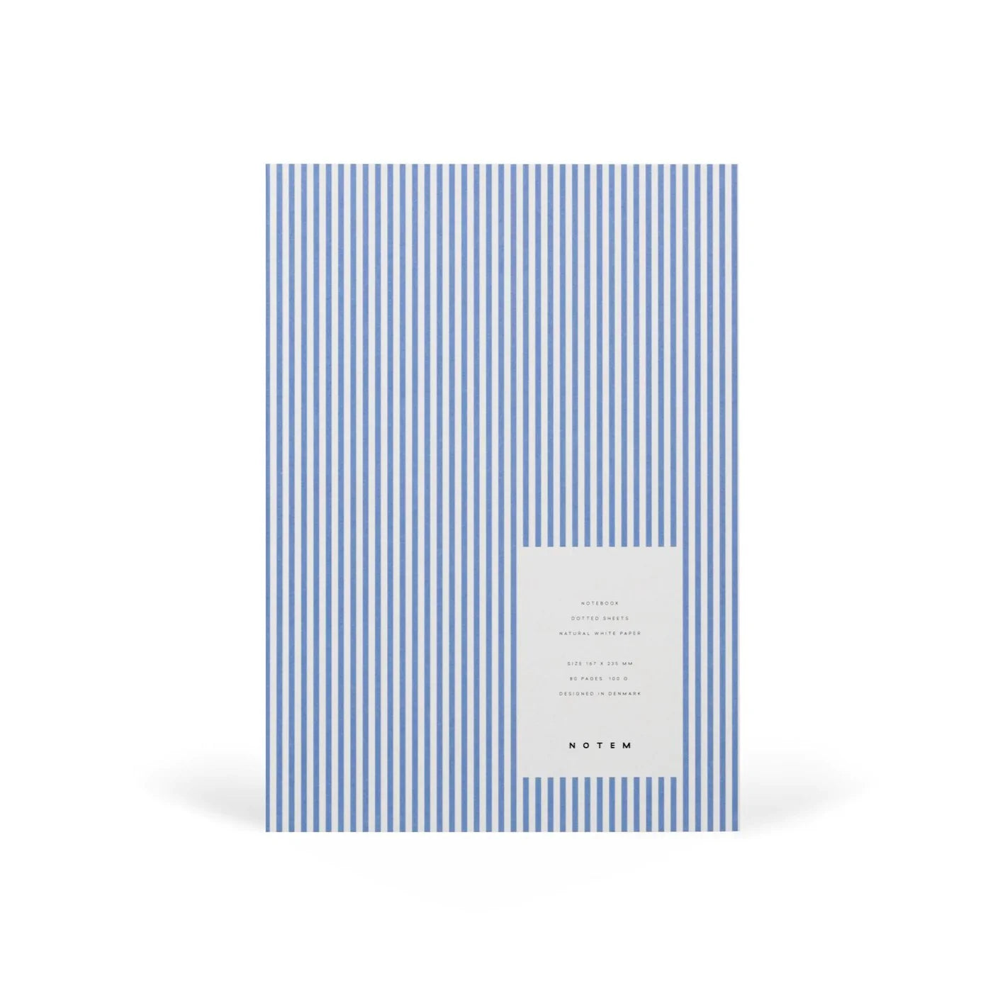 Cahier Notem VITA à couverture souple - Format moyen, lignes bleues, grille à points