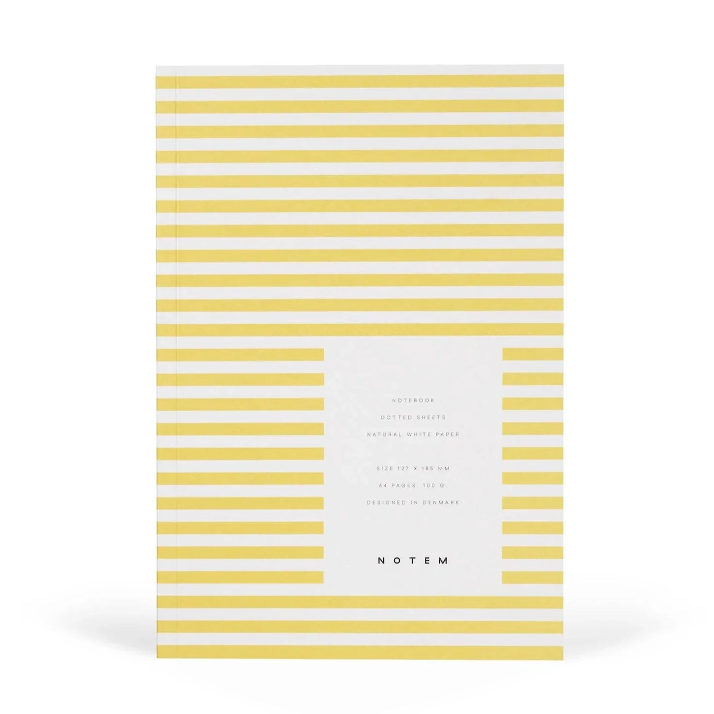 Carnet Notem VITA à couverture souple - Petit, jaune, à points