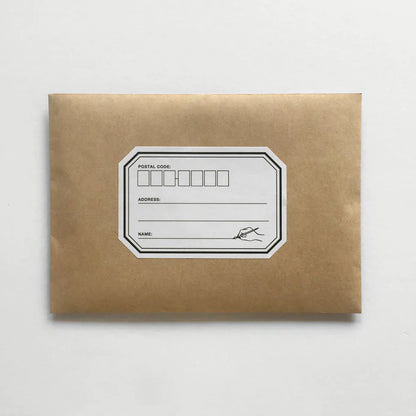 Étiquette d'adresse avec motif de stylo 