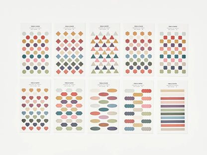 Mini autocollant en papier Trolls