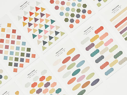 Mini autocollant en papier Trolls