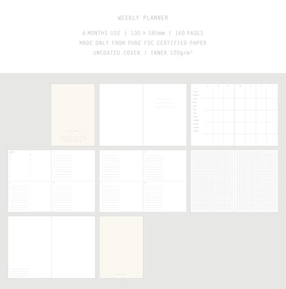 Carnet de notes essentiel Trolls Paper - Agenda hebdomadaire 