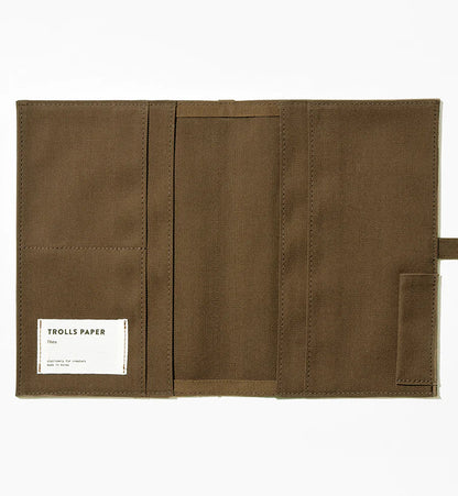 Veste en tissu doux Trolls Paper couleur marron cacao