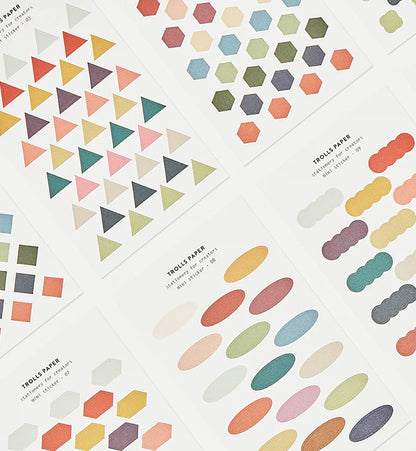 Mini autocollant en papier Trolls