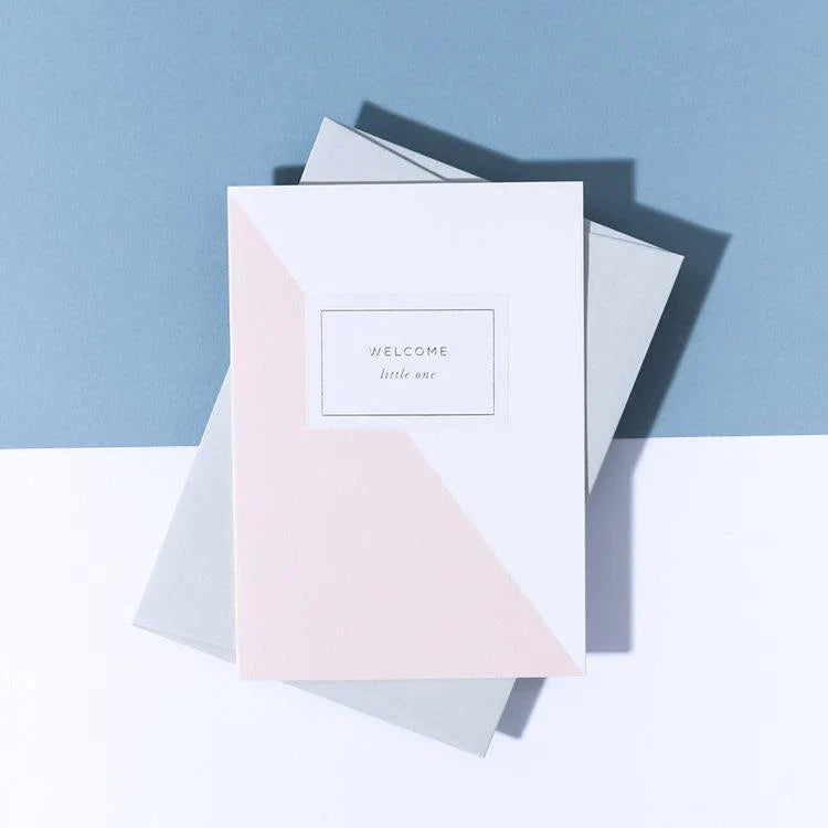 Carte de bienvenue pour petit bout de chou 